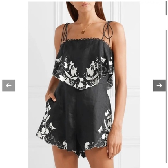 Zimmermann juniper floral romper size 2 - Picture 2 of 11